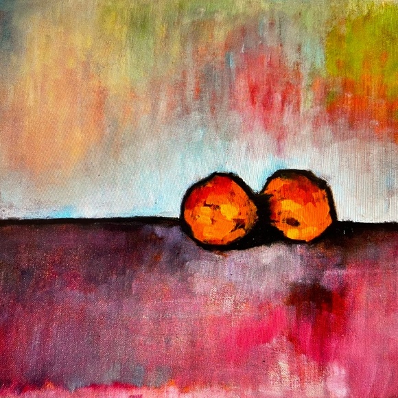 Mandarin Orange Still Life - Original Fine Art by San Diego Artist Kevin Inman - Picture 1 of 8